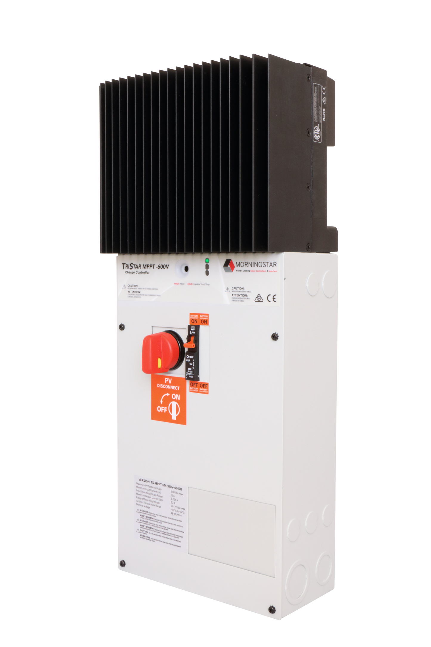 TriStar MPPT 600V